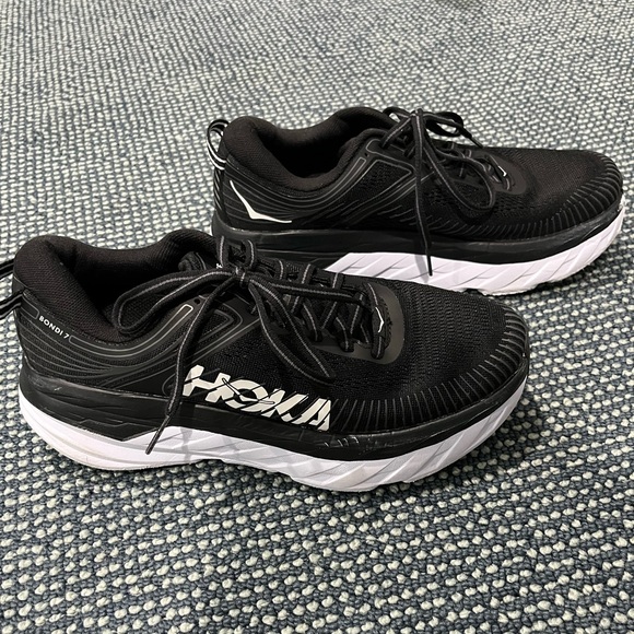 HOKA ONE ONE black and white sneakers - Picture 2 of 8